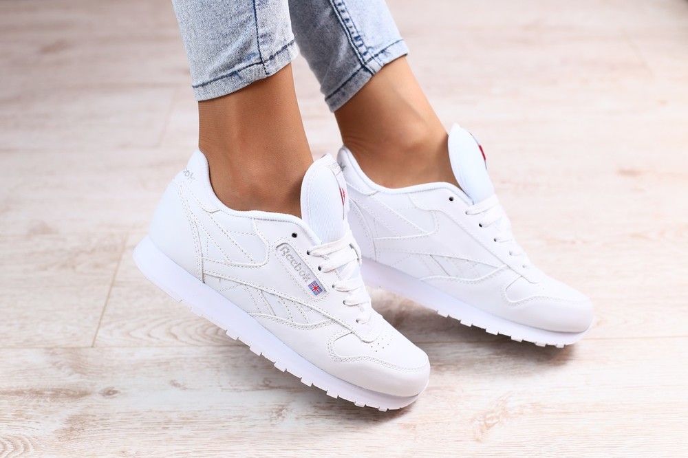 Кроссовки reebok белый женские