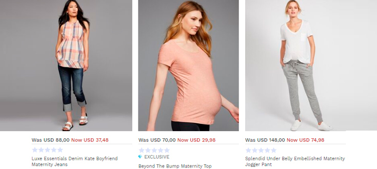 Одежда и аксессуары для беременных. 5 лучших магазина США!